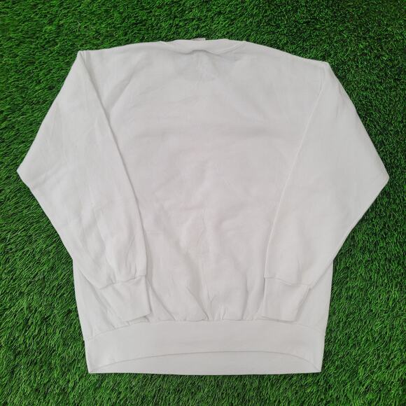 Vintage 90s Native-American Sweatshirt Womens Large 21x24 White - Picture 2 of 15